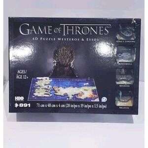 Game of Thrones 4D Puzzle of Westeros and Essos 891 Pieces